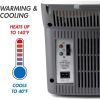 Wagan EL6206 12V 6 Quart Personal Thermoelectric, 6 Liter Capacity, Portable Electric Cooler Warmer with 12/24V DC, Small Fridge