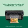 FoodSaver Elite All-in-One Liquid+™ Vacuum Sealer with Bags, Rolls, and Accessories, Dark Stainless Steel