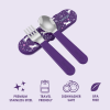 Bentgo Kids Stainless Steel Utensils Set - Reusable Fork, Spoon & Storage Case Made From High-Grade Stainless Steel, BPA-Free