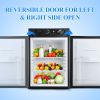 12 Volt RV Refrigerator, 110 Volt/12 V/LPG 3-Way Propane Refrigerator, 2.1 cu.ft. Silent Compact RV Refrigerator for Outdoor RVs