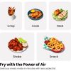 6 Quart Dual Basket Air Fryer Oven with Easy View Windows, Sync Finish, Hi-Fry, Auto Shutoff, 2 Independent 3Qt Nonstick