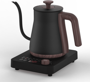 Electric Kettle, 1000W Quick Heating, 0.8L/27.05oz, Precise Water Flow Control & Auto Shut-Off & Boil Dry Protect, Water Kettles (Color: Black)