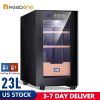 NEEDONE Humidor 23L with Cooling and Heating Temperature Control System Electric Cooler for 150 Counts with Digital Hygrometer