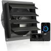 AC Infinity AIRLIFT T12, Shutter Exhaust Fan 12-inch with Temperature Humidity Controller – Wall Mount Ventilation and Cooling
