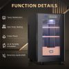 NEEDONE Humidor 23L with Cooling and Heating Temperature Control System Electric Cooler for 150 Counts with Digital Hygrometer